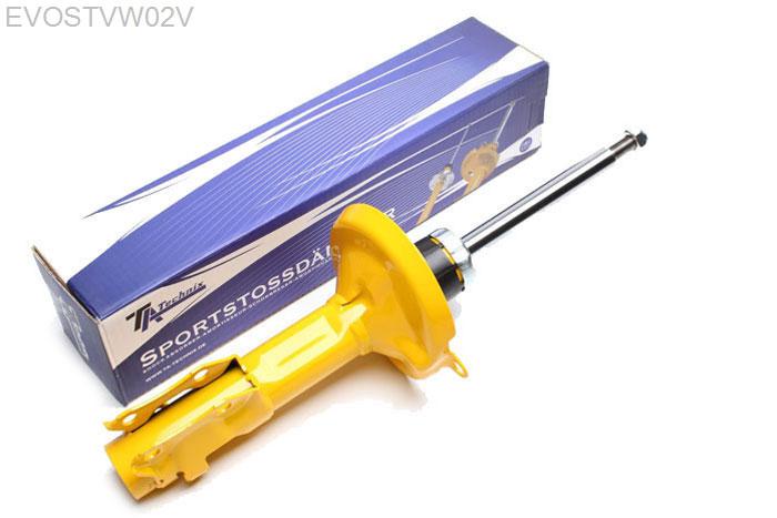 EVOSTVW02V, Sport schokdemper Vooras, VW Golf III, Sport shock absorber Seat Arosa, Cordoba, Ibiza II and III, Inca, Toledo, VW Caddy,Corrado, Golf II and III, Jetta II, Lupo, Passat, Polo IV, Ventofront, Sportschokdemper met ingekorte zuigerstang, verlaging tot 60mm mogelijk, Passat 35I bis Modelljahr 92 oder Fgst-Nr.: P-026435, Prijs is per stuk ! , aantal ingeven bij bestellen